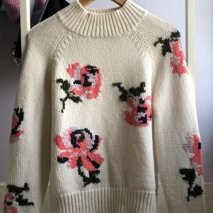 Rebecca Taylor Turtleneck Wool-Blend Sweater